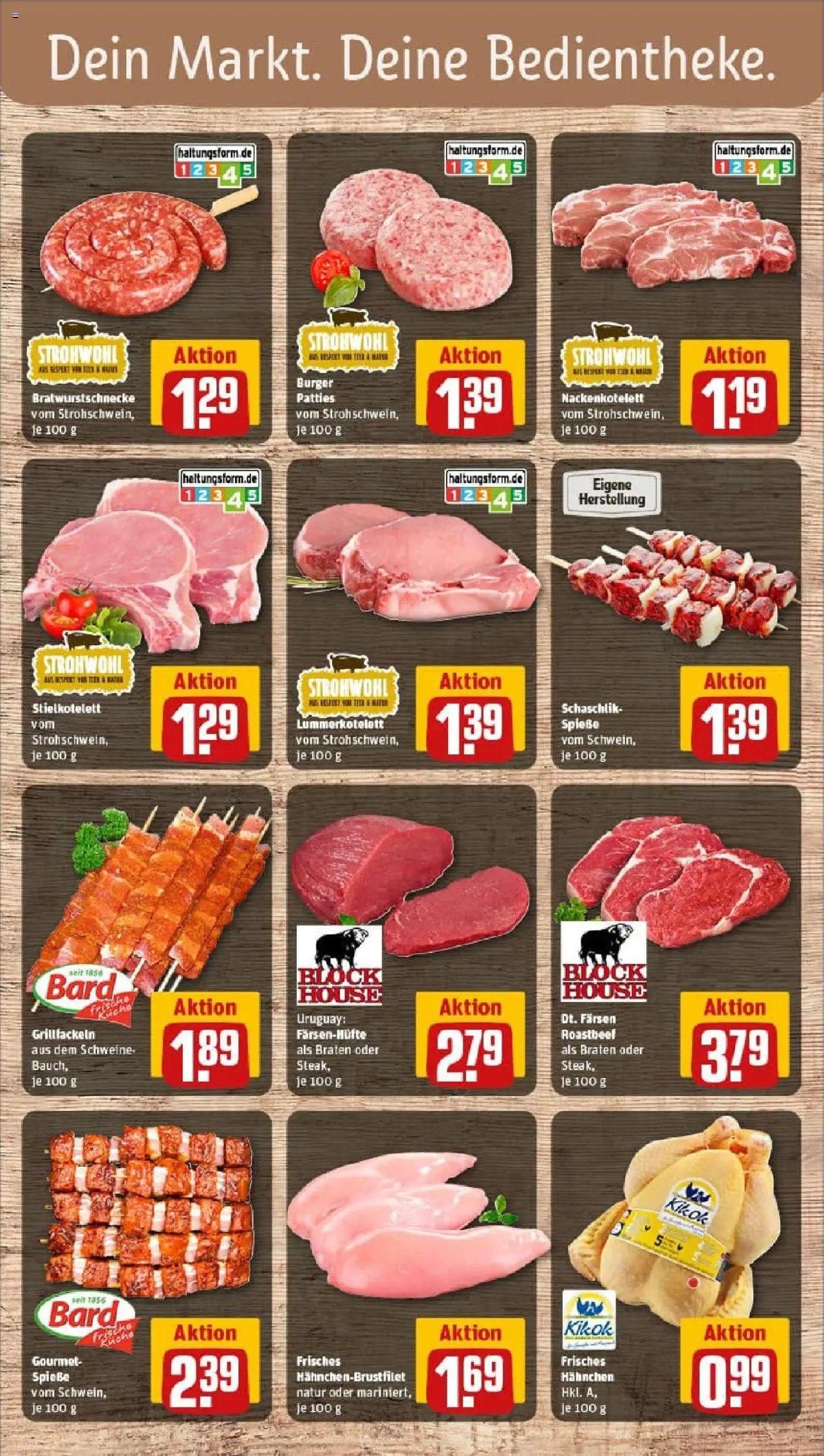 Rewe prospekt Aachen / Walheim	 - gültig ab dem 06.07.2025 | Seite: 8 | Produkte: Hahnchen, Burger, Spieße, Roastbeef