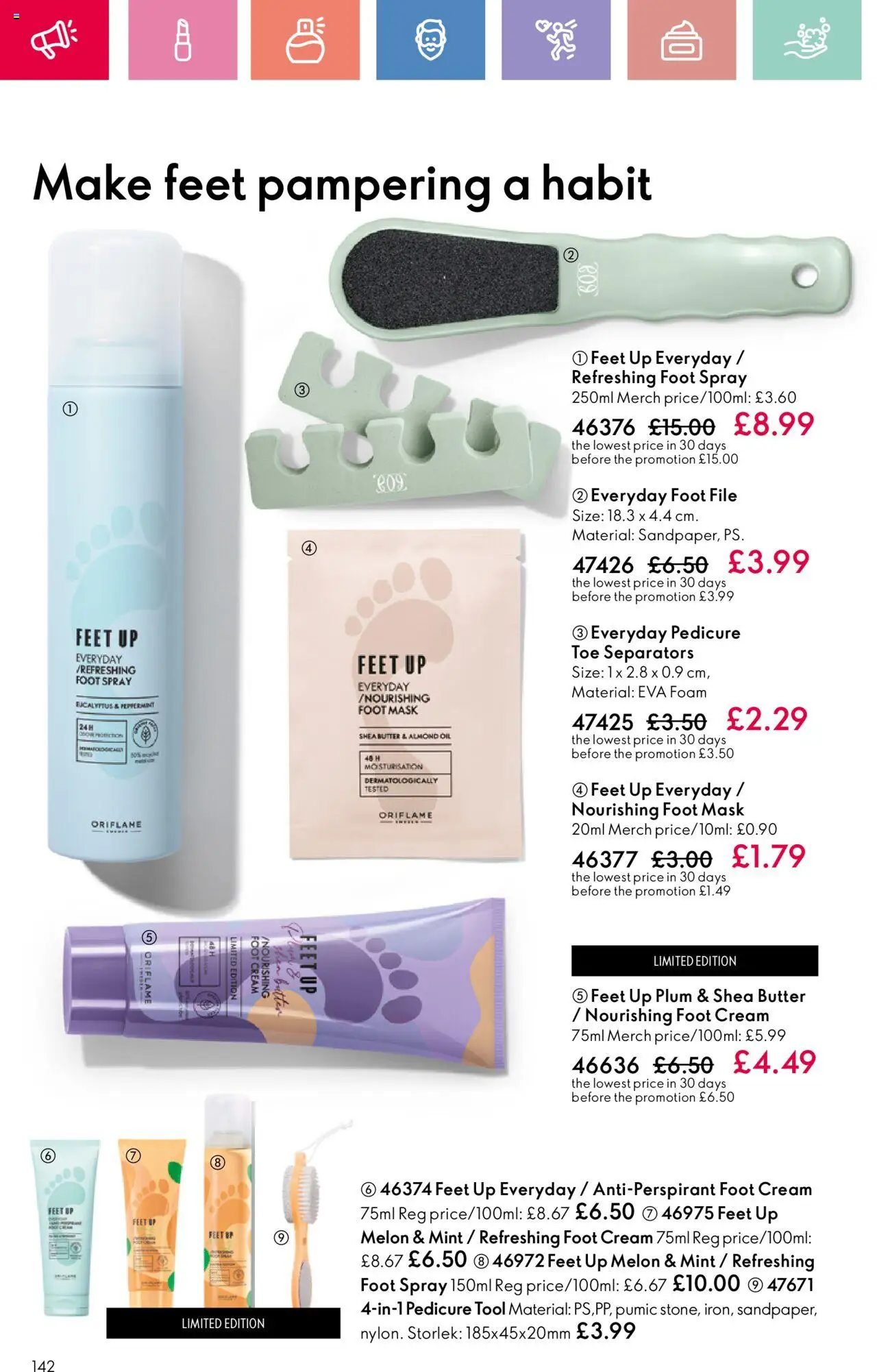  | Page: 142 | Products: Butter, Oil, Mint, Cream