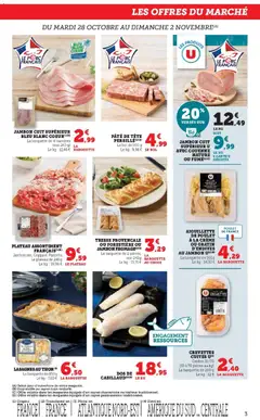 U Express - Prévisualisation de U Express catalogue valide à partir de 28.10.2025 | Page: 3 | Produits: Pêche, Plateau, Poissonnerie, Lasagnes