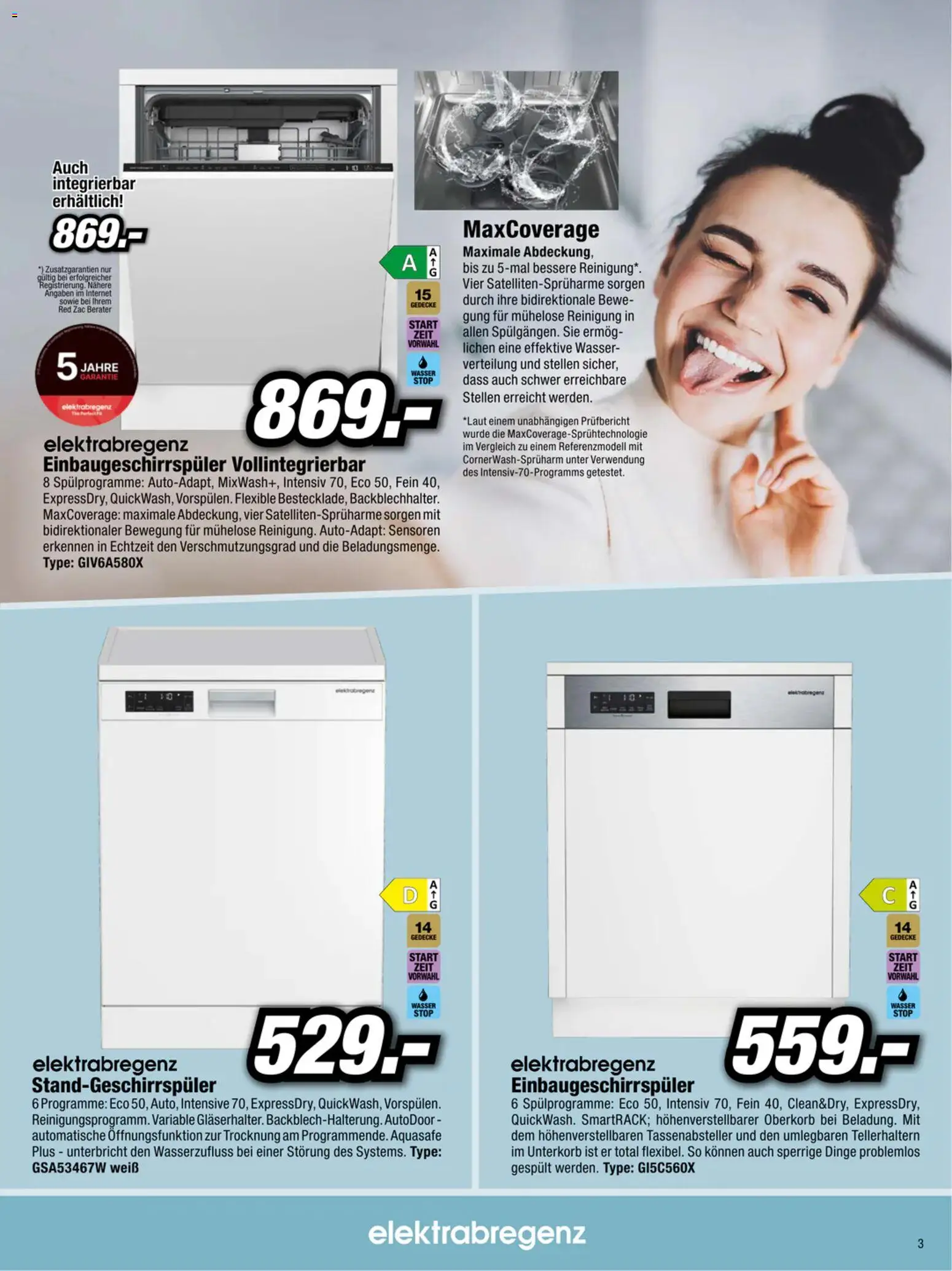 RED ZAC Beko & Elektrabregenz gültig ab 18.03.2026 | Seite: 3 | Produkte: Wasser