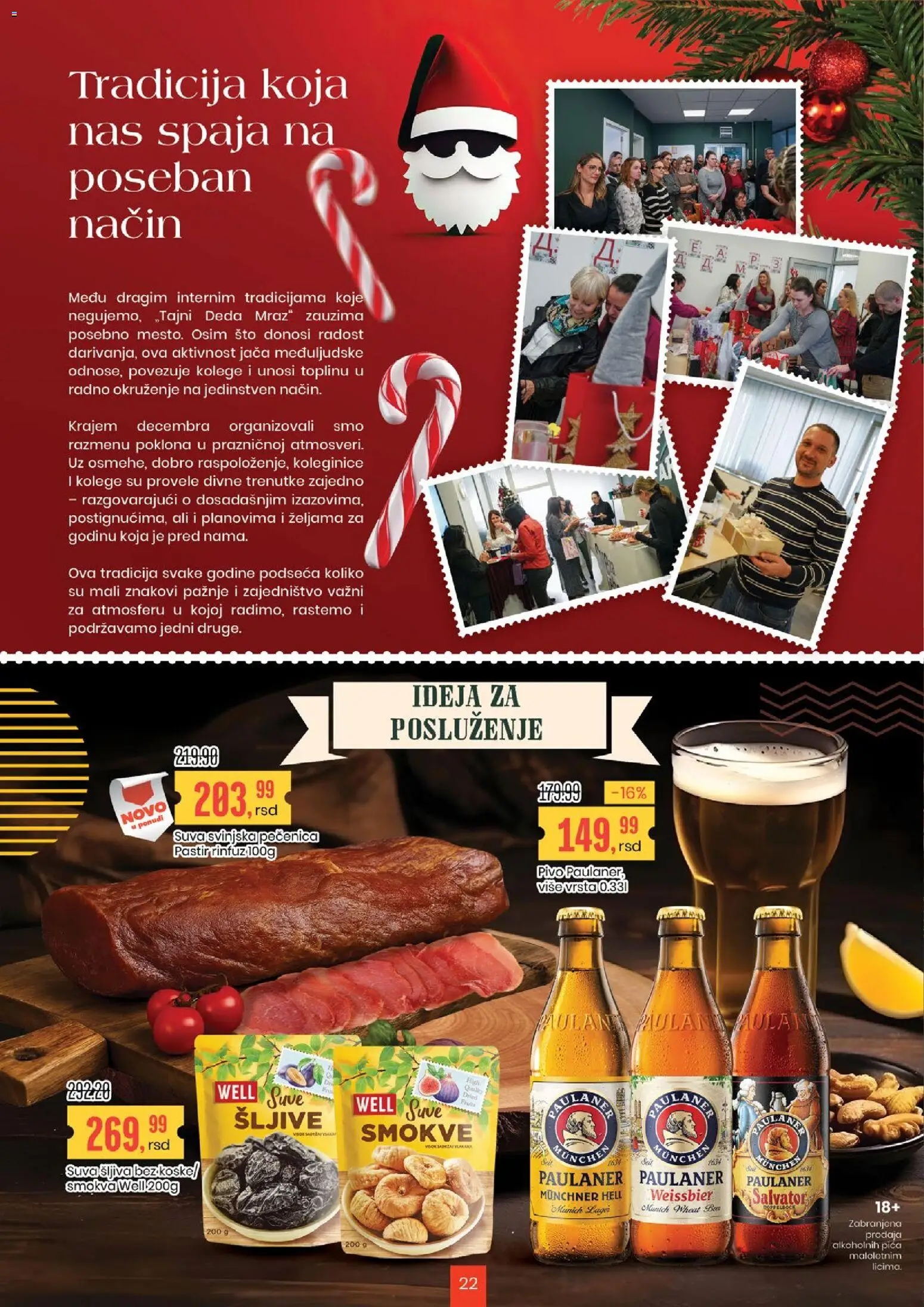 Aroma Market katalog - važi od 19.12.2025 | Strana: 22 | Proizvode: Hell, Pica, Pivo, Pečenica