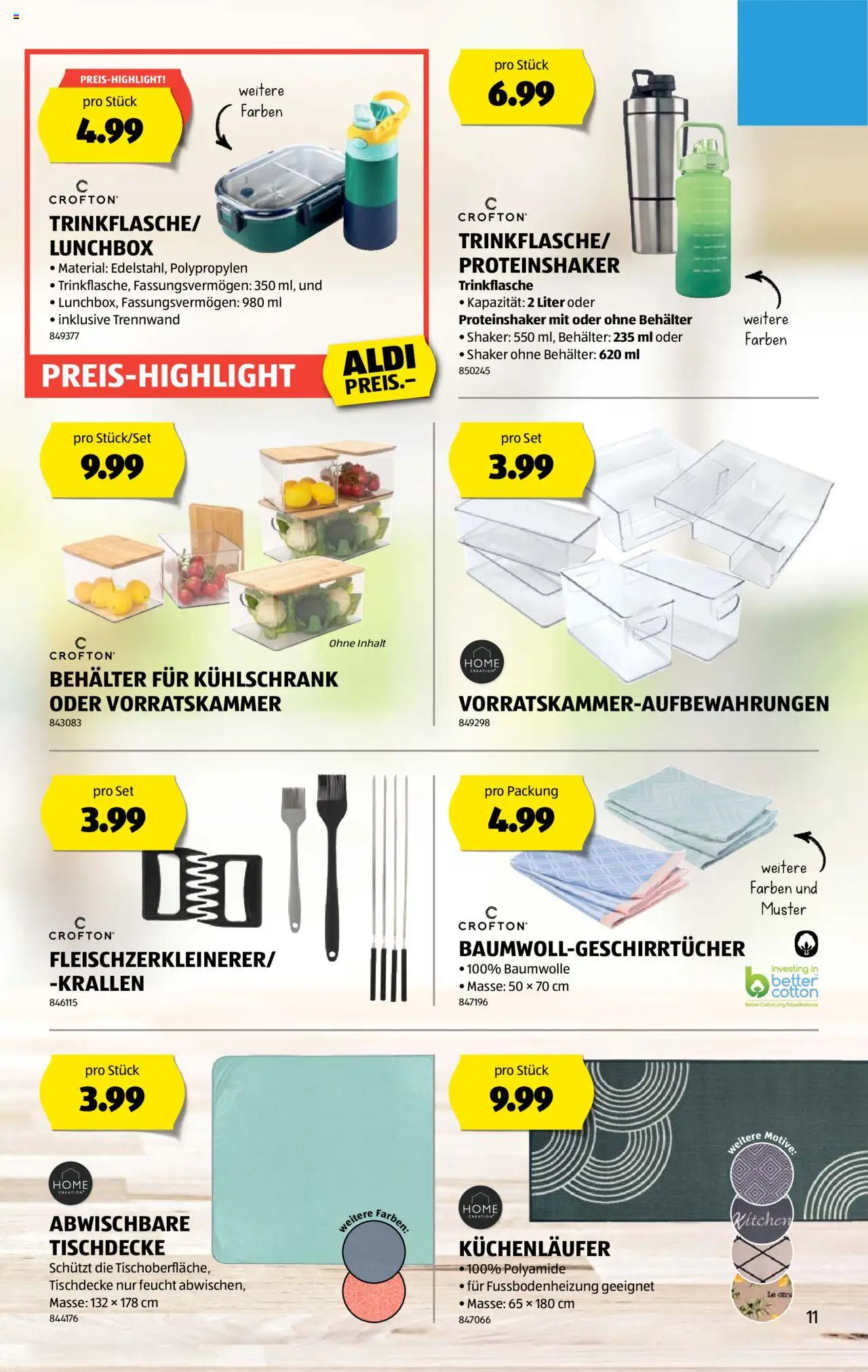 Aldi Aktionen ab 14.08.2025 | Seite: 11 | Produkte: Kühlschrank