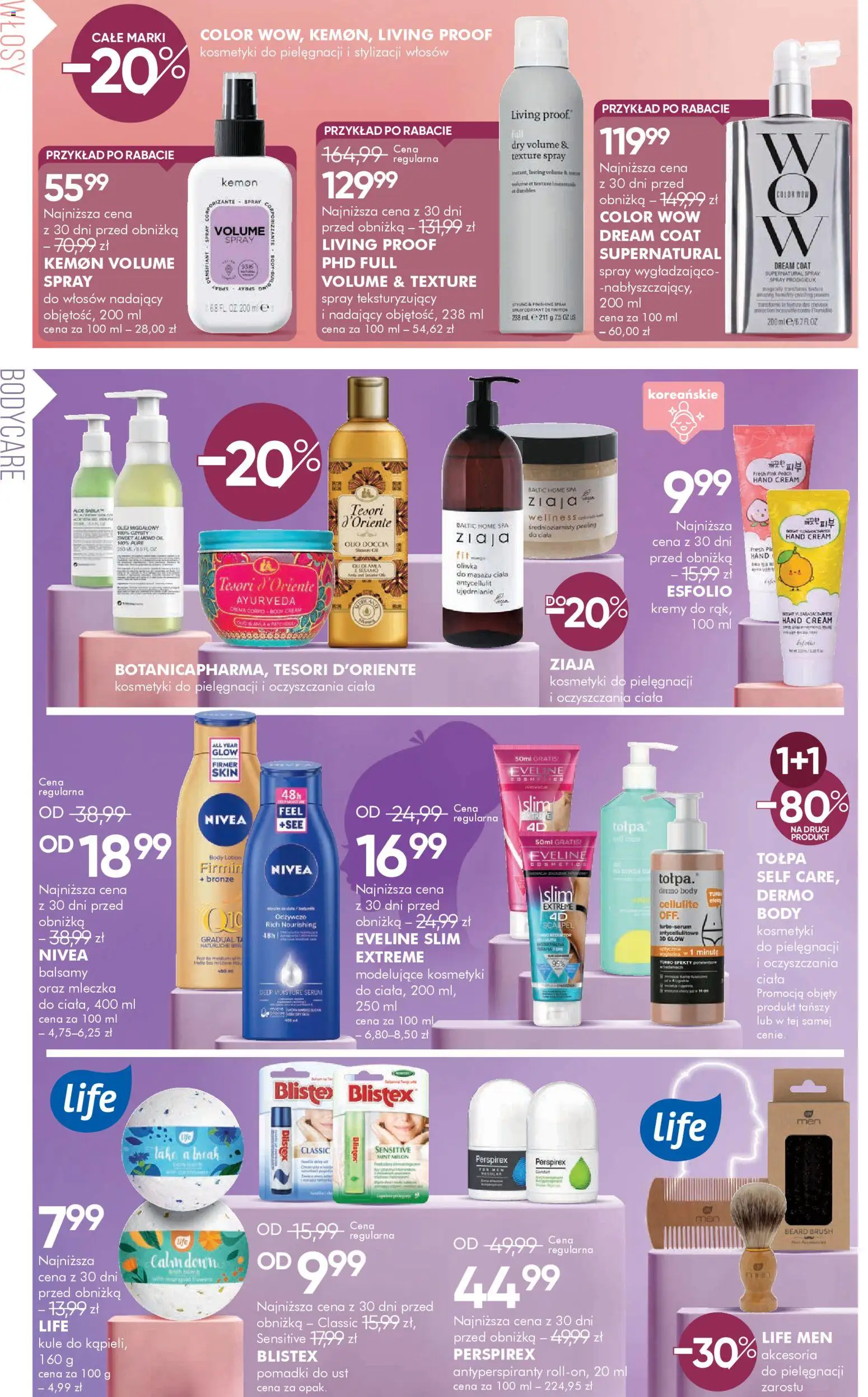 Super-pharm gazetka od 08.04.2026 | Strona: 4 | Produkty: Tesori d'oriente, Kosmetyki, Olej, Lotion
