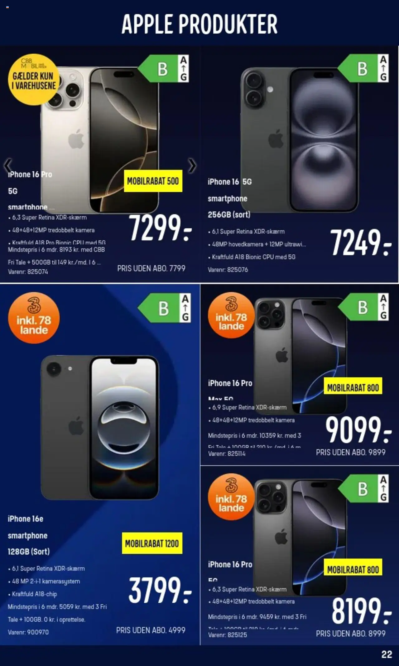 Elgiganten Tilbudsavis gyldig fra 23.06.2025 | Side: 22 | Produkter: Smartphone, Kamera