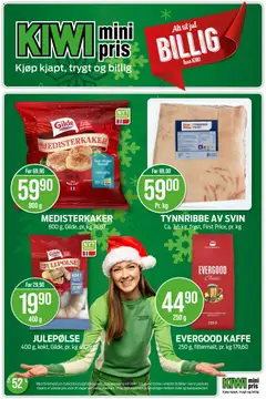 Forhåndsvisning av Kiwi kundeavis gyldig fra 22.12.2025