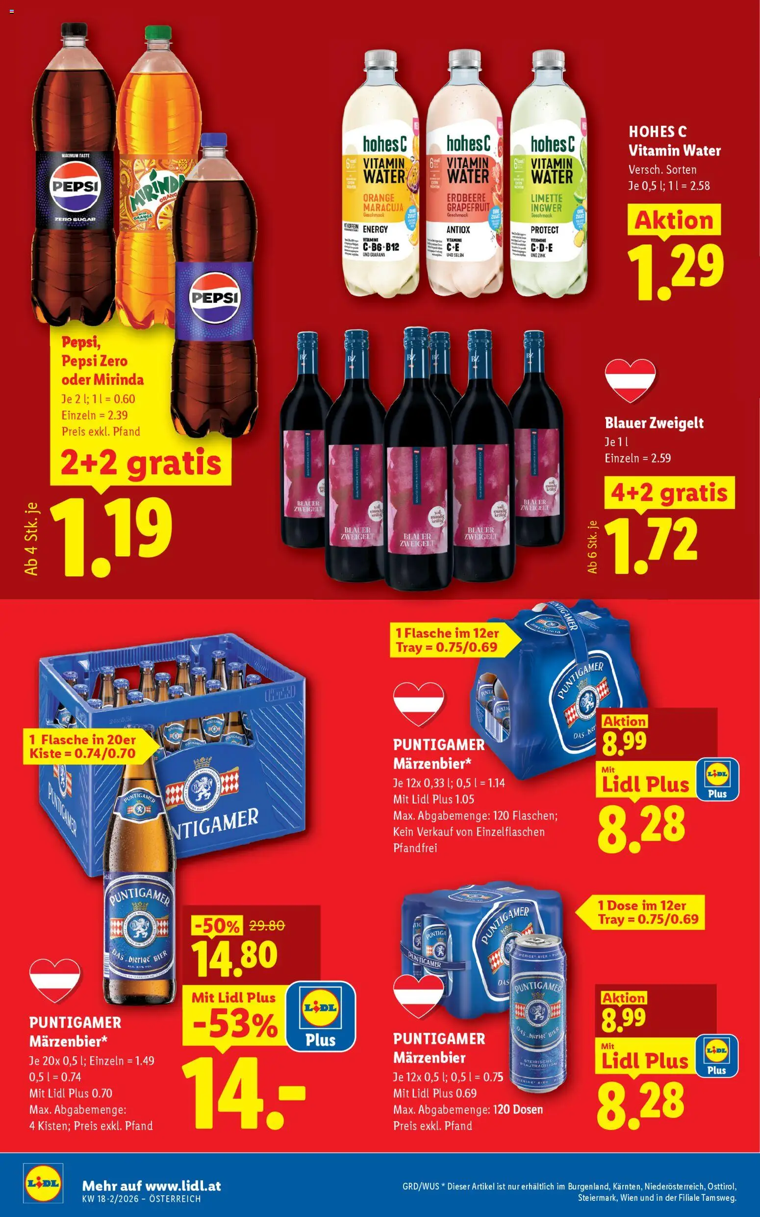 Lidl Flugblatt - Oberpullendorf, Güssing, Oberwart gültig ab 30.04.2026 | Seite: 18 | Produkte: Grapefruit, Limette, Bier