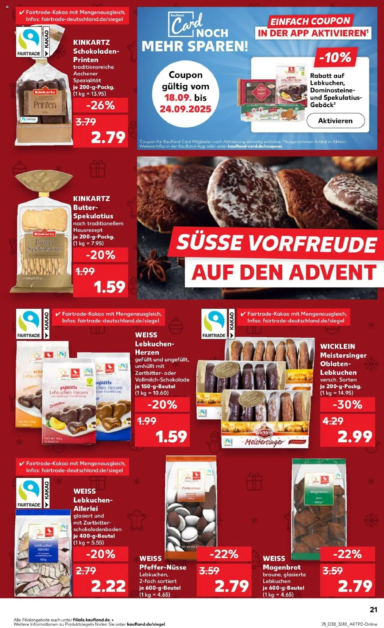 Kaufland prospekt Zeitz	 – gültig ab 21.09.2025 | Seite: 21 | Produkte: Butter