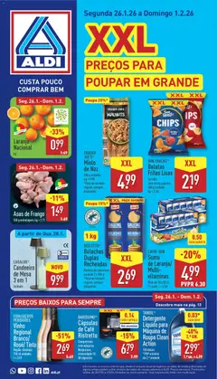 Pré-visualização Aldi folheto válido de 26.01.2026