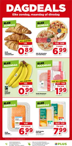 #PLUS Pizza mozzarella, tomaat & basilicum, Alle Uit de keuken van PLUS Pizza's, 2 stuks - Voorbeeld van een folder van Plus, geldig van 17.12.2025 | Pagina: 45 | Producten: Tomaat, Kaas, Pizza, Schaal