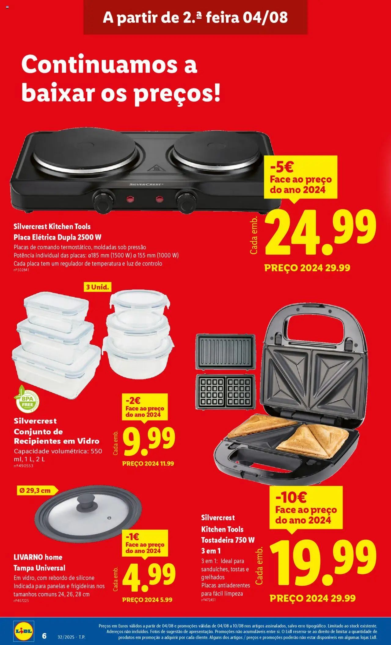 Lidl Novidades │ válido de 04.08.2025 | Página: 6 | Produtos: Tostas