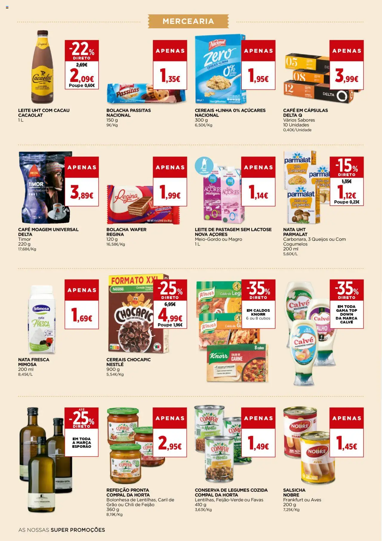 El Corte Ingles folheto │ válido de 03.10.2025 | Página: 8 | Produtos: Favas, Knorr, Nestlé, Cogumelos