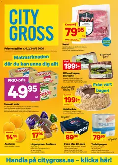 City Gross - erbjudanden - Förhandsvisning av reklamblad från butik City Gross aktuell från 02.02.2026