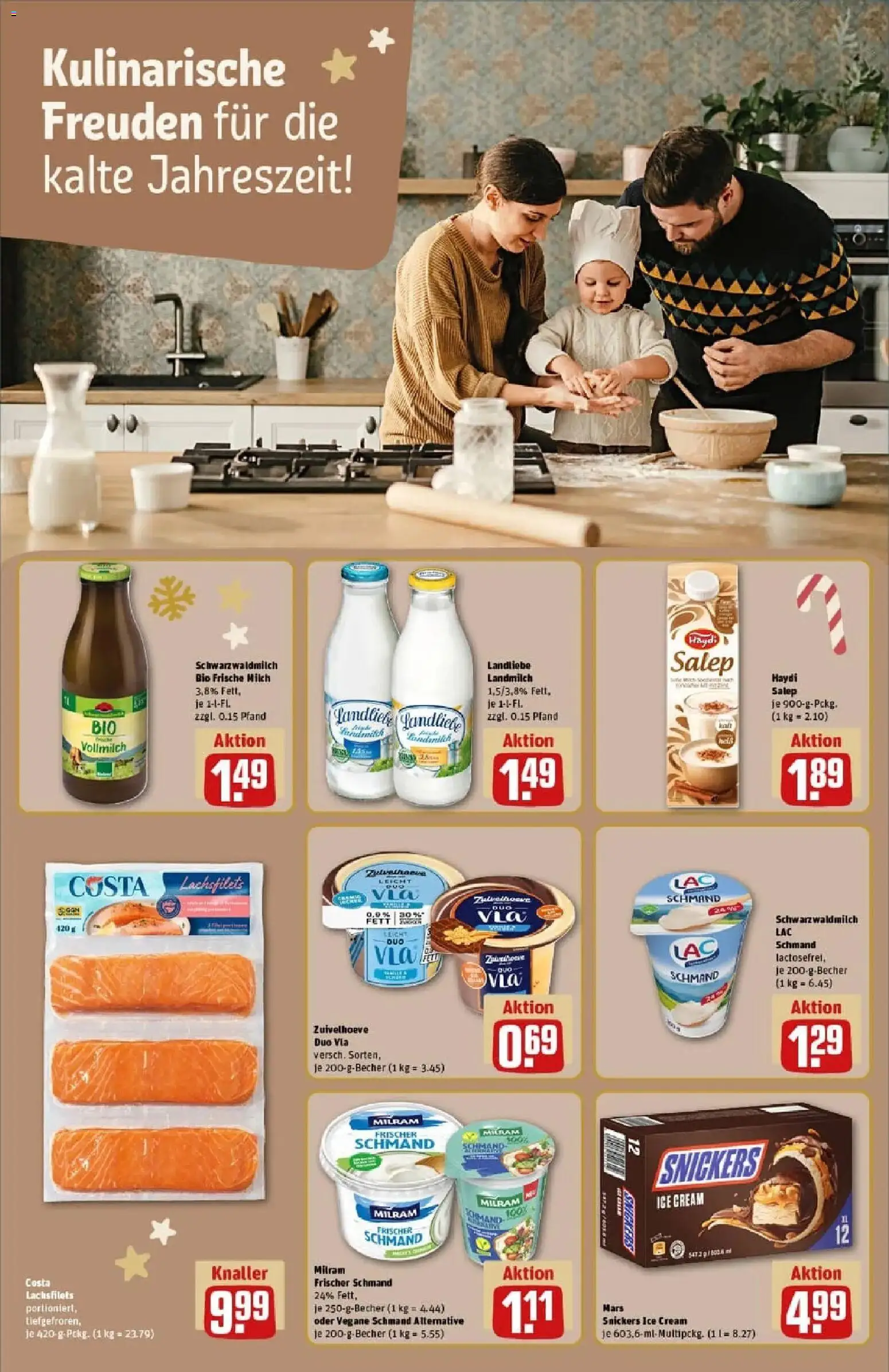 Rewe prospekt Flieden	 – gültig ab 23.11.2025 | Seite: 14 | Produkte: Pudding, Snickers, Mars, Milram