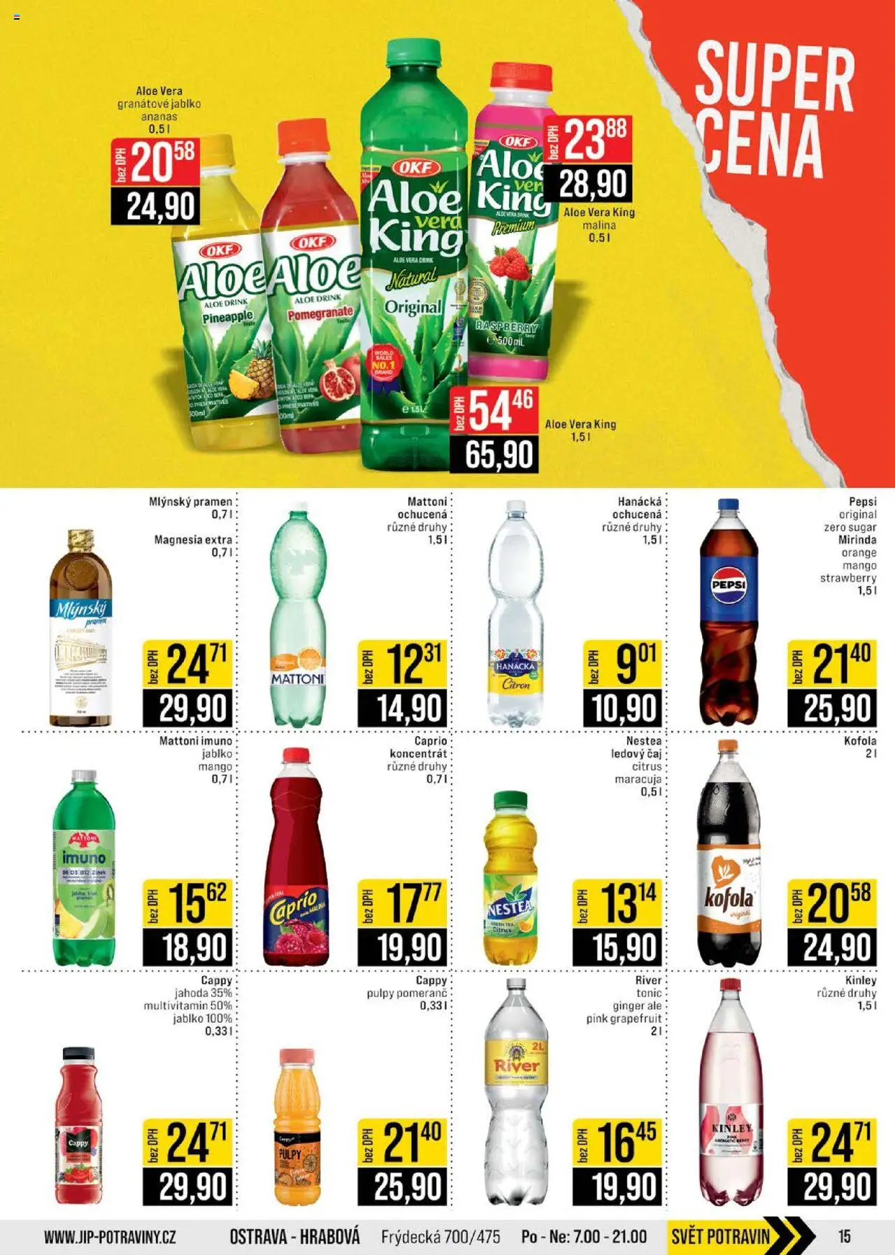 Jip leták - Cash & Carry od 17.09.2025 | Strana: 15 | Produkty: Maracuja, Granátové jablko, Čaj, Kofola