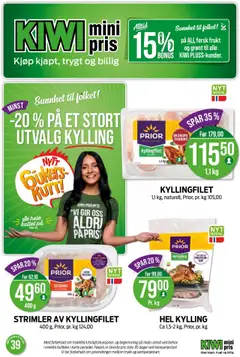 Forhåndsvisning av Kiwi kundeavis gyldig fra 22.09.2025