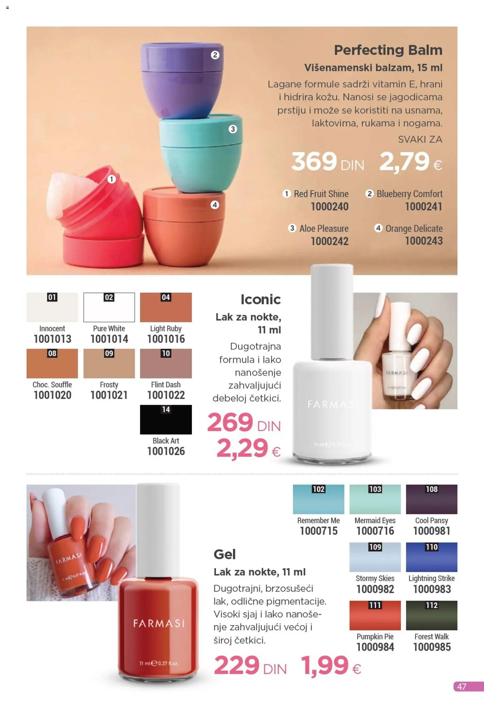 Farmasi katalog - važi od 01.12.2025 | Strana: 47