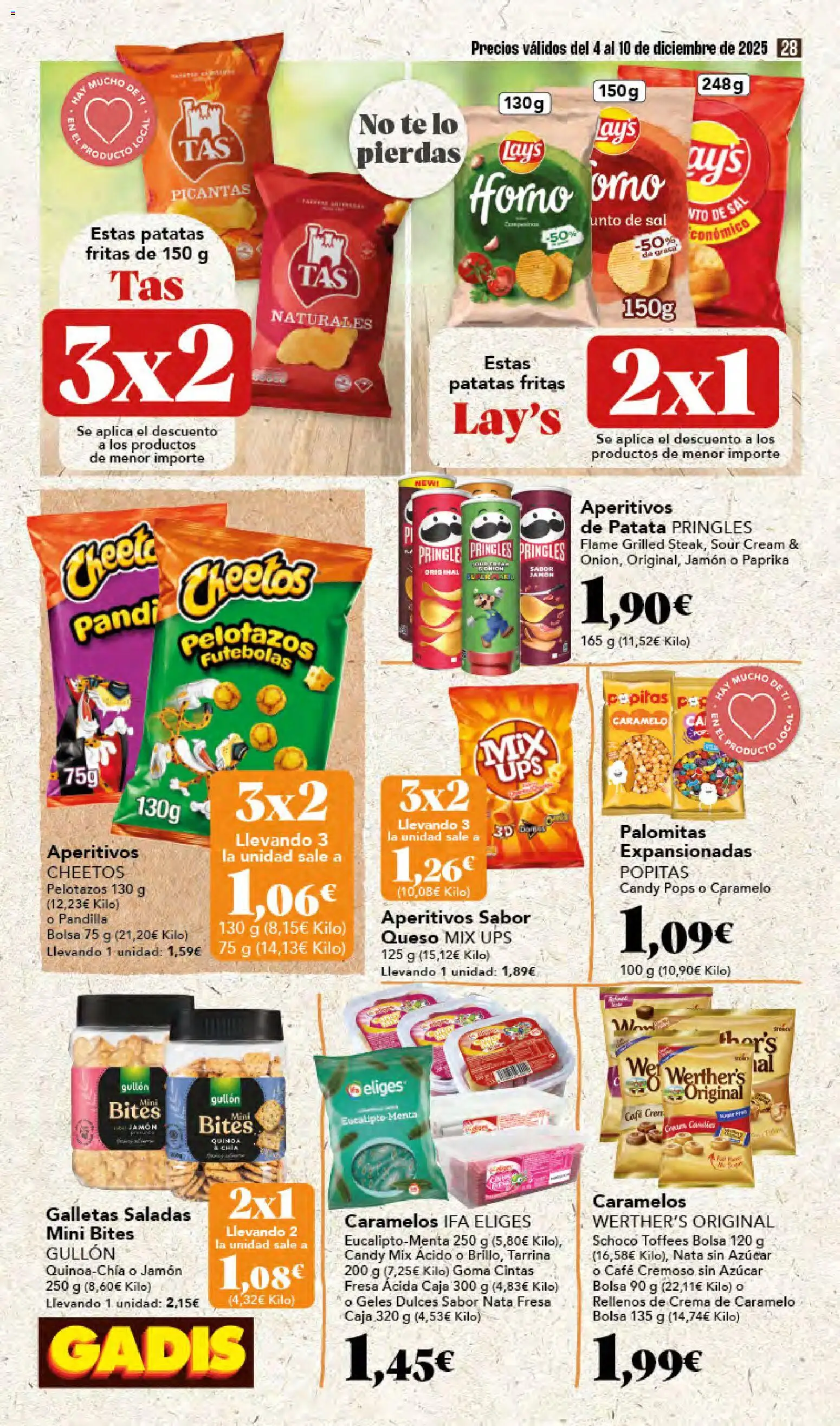 Gadis - folleto │ válido desde el 04.12.2025 | Página: 28 | Productos: Café, Jamón, Crema, Bolsa