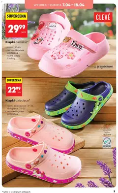 Pogląd oferty "Klapki damskie*, Damskie klapki, rozmiary 37-40, antypoślizgowa podeszwa, różne wzory i kolory." - ważna od 07.04.2026 | Strona: 3 | Produkty: Klapki