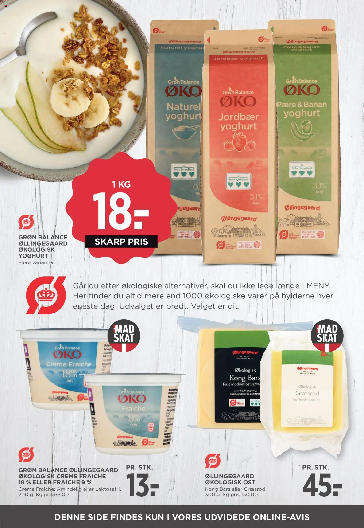 Meny tilbudsavis – gyldig fra 06.02.2026 | Side: 9 | Produkter: Ost, Yoghurt, Creme fraiche, Jordbær
