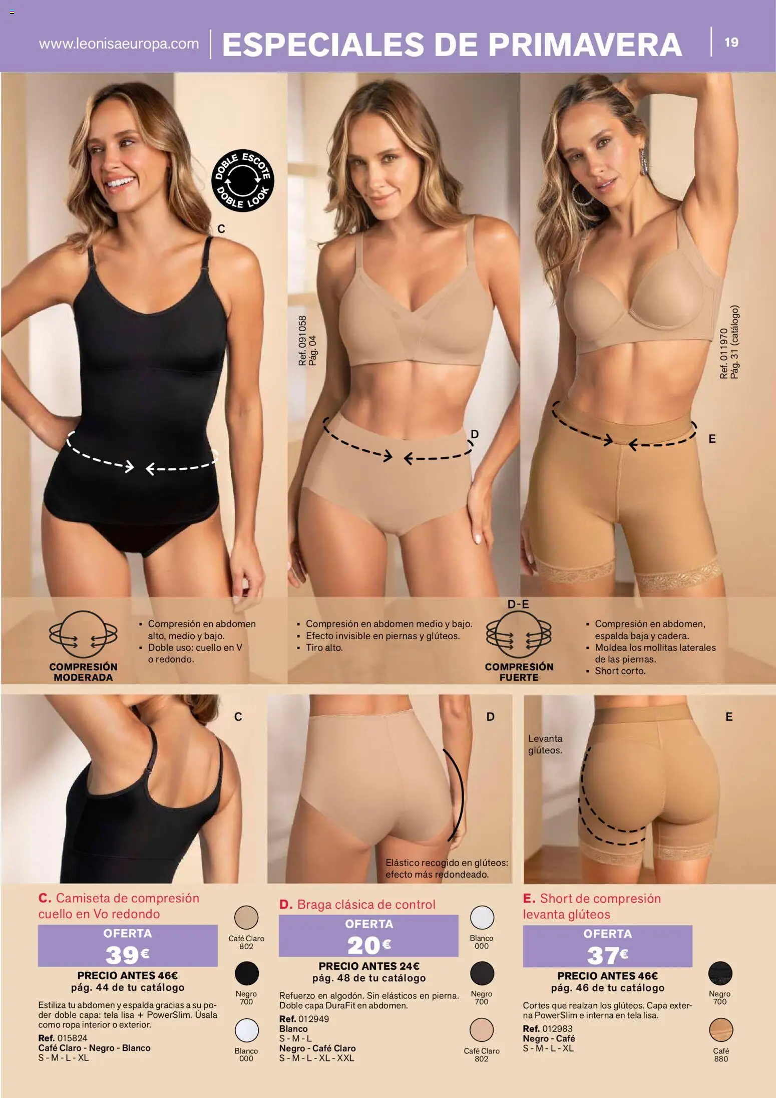 Leonisa folleto │ válido desde el 01.04.2026 | Página: 19 | Productos: Ropa interior, Café, Ropa, Braga