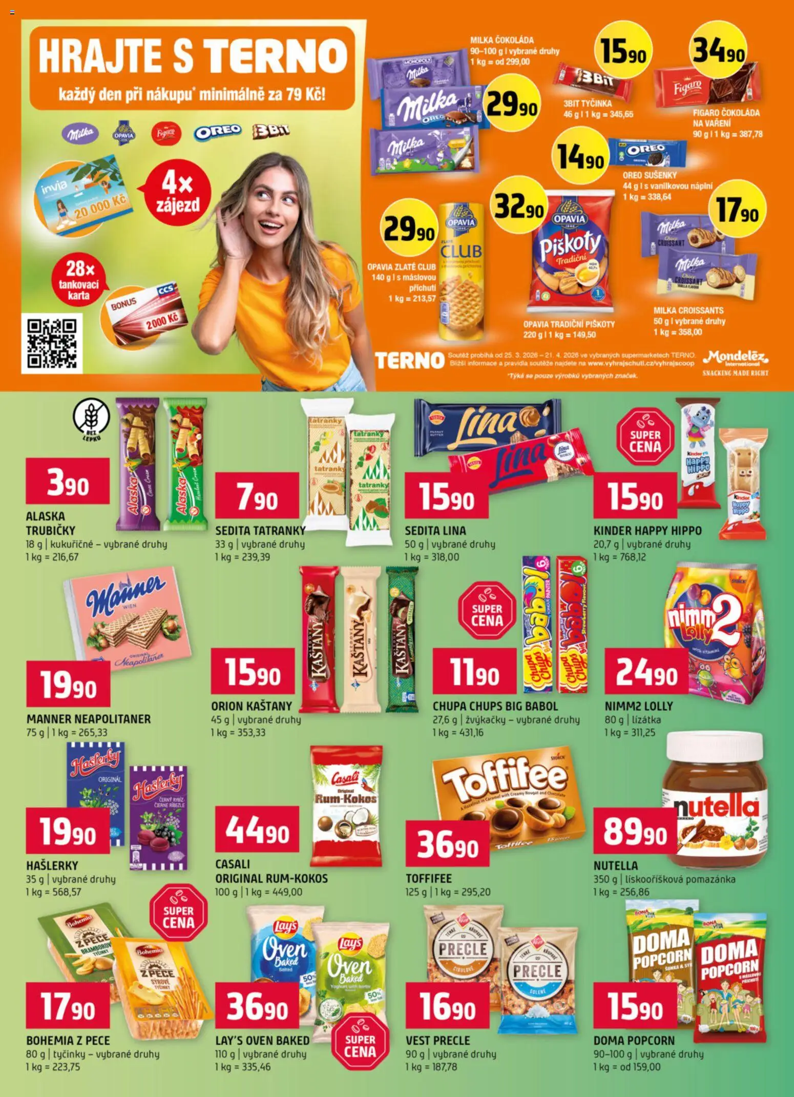 Terno leták od 25.03.2026 | Strana: 8 | Produkty: Čokoláda, Lay's, Lina, Sušenky