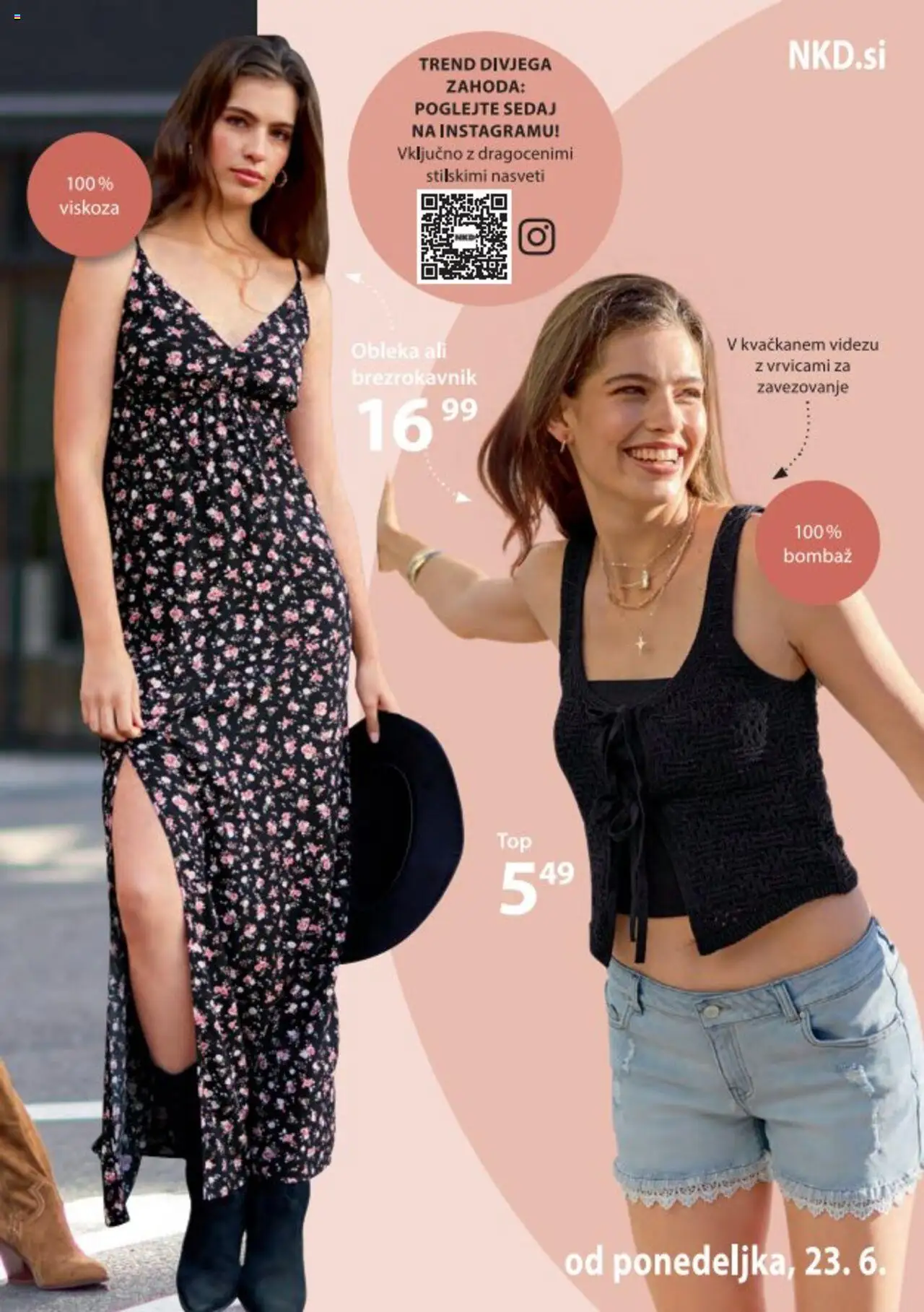 NKD katalog stili ležerni a modni │ velja od 23.06.2025 | Stran: 5 | Izdelki: Brezrokavnik, Obleka