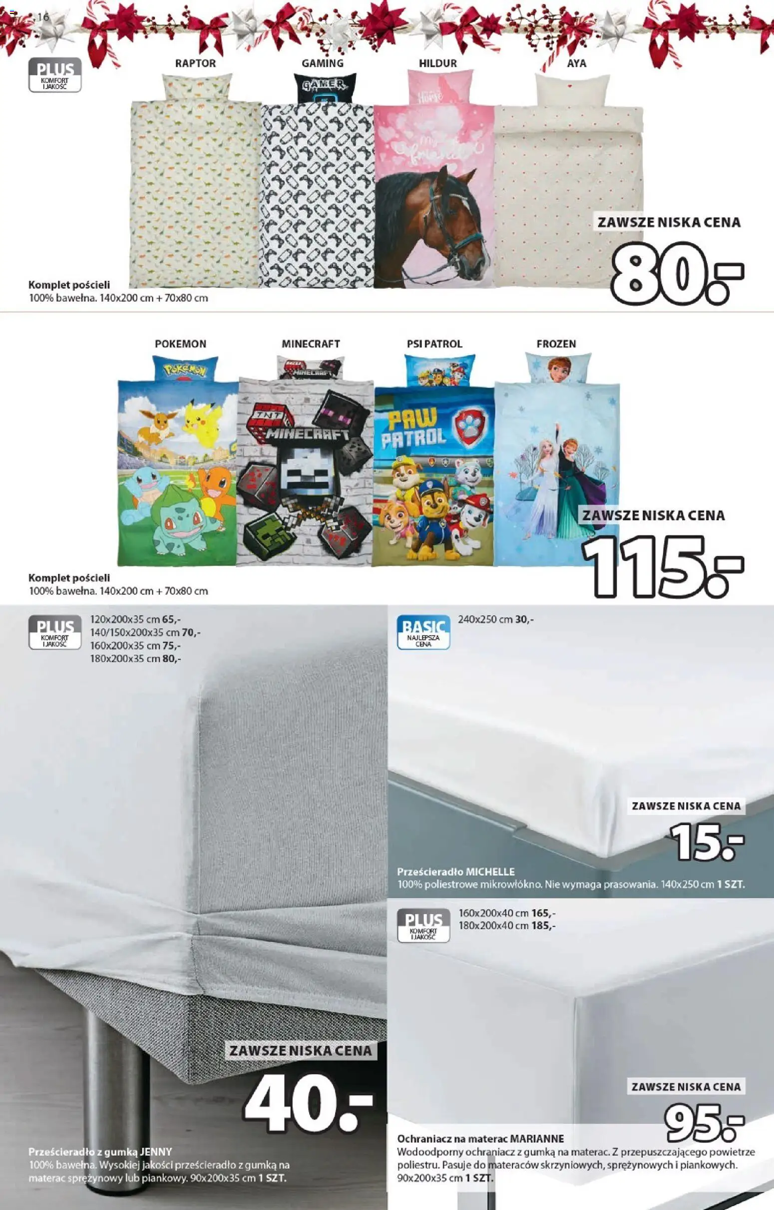 JYSK Gazetka od 10.12.2025 | Strona: 16 | Produkty: Materac