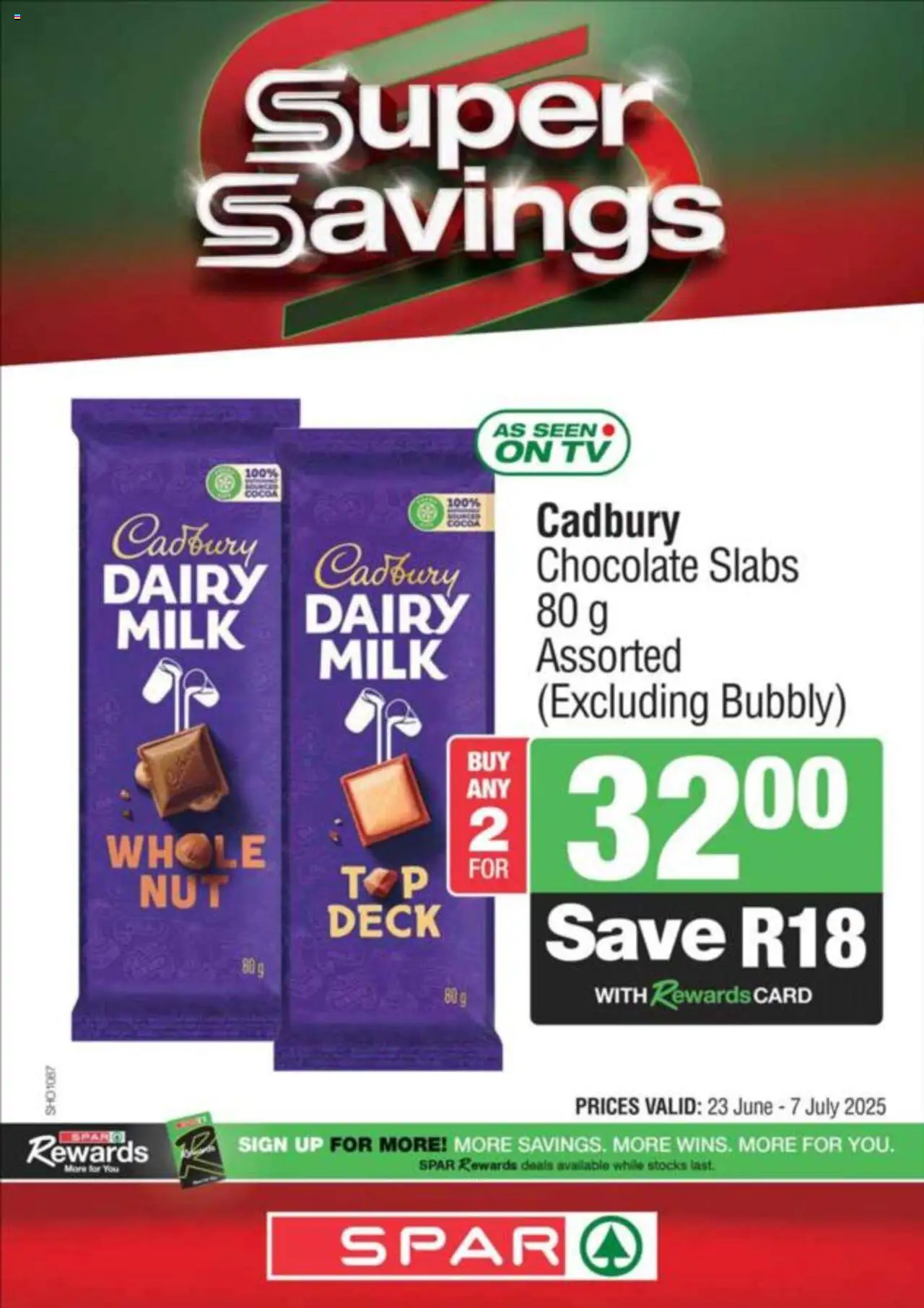 Superspar Specials │ valid from 23.06.2025 | Page: 9 | Products: TV, Milk, Chocolate