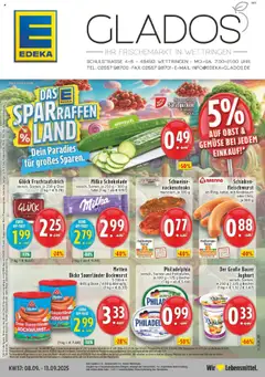 Edeka prospekt Wettringen	 ab 07.09.2025 gültig