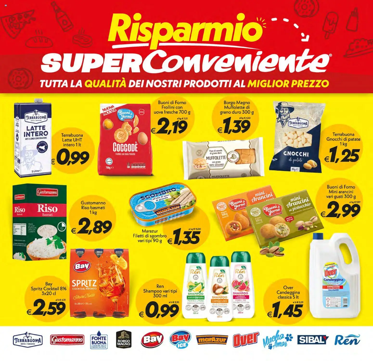 Volantino SuperConveniente del 13.01.2026 | Pagina: 22 | Prodotti: Candeggina, Pompelmo, Patate, Forno