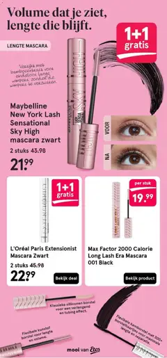 Etos folder - Beauty special - Voorbeeld van een folder van Etos, geldig van 06.04.2026 | Pagina: 6 | Producten: Borstel, Mascara