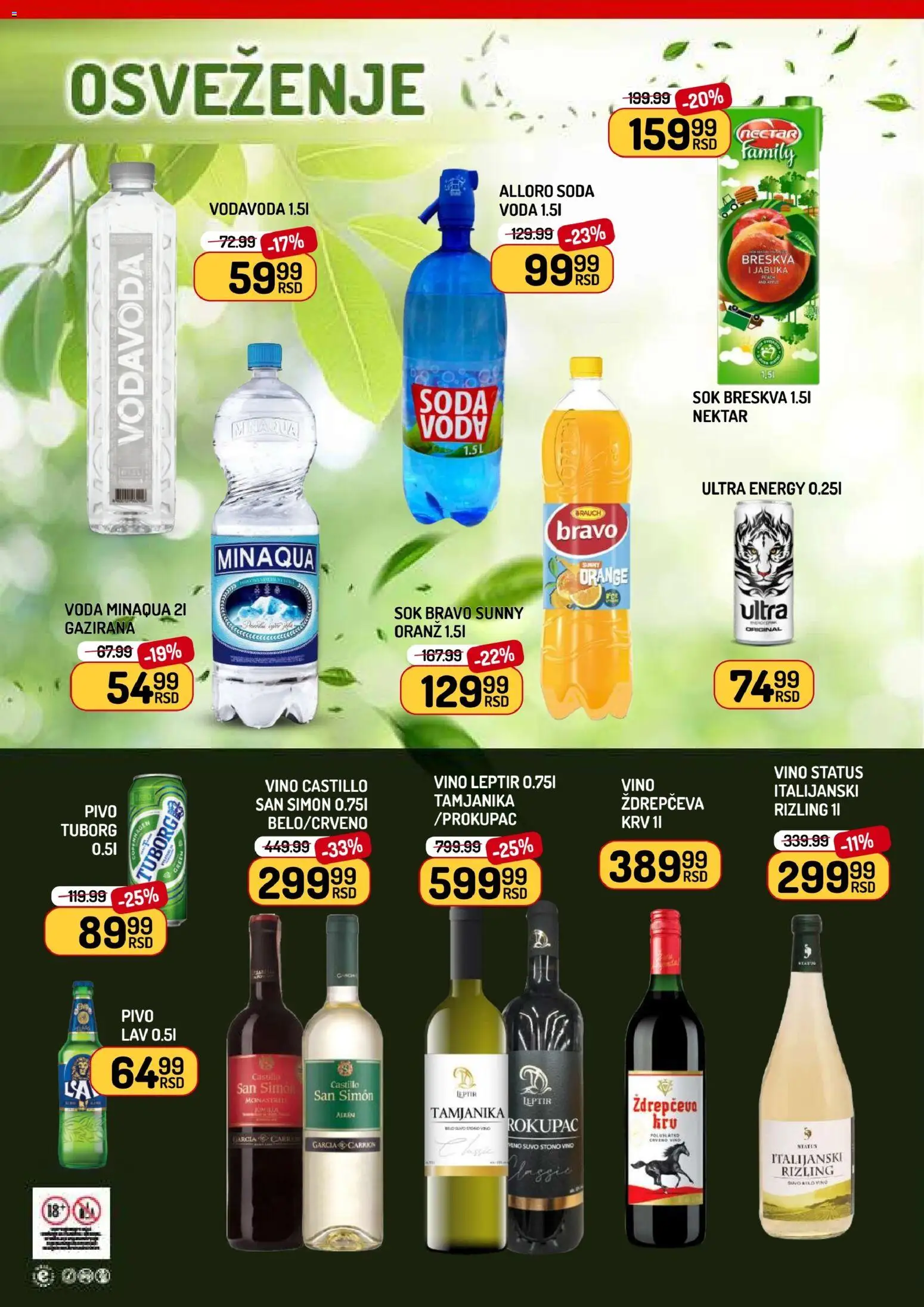 Aman katalog - važi od 24.10.2025 | Strana: 8 | Proizvode: Tuborg, Nektar, Belo vino, Vino