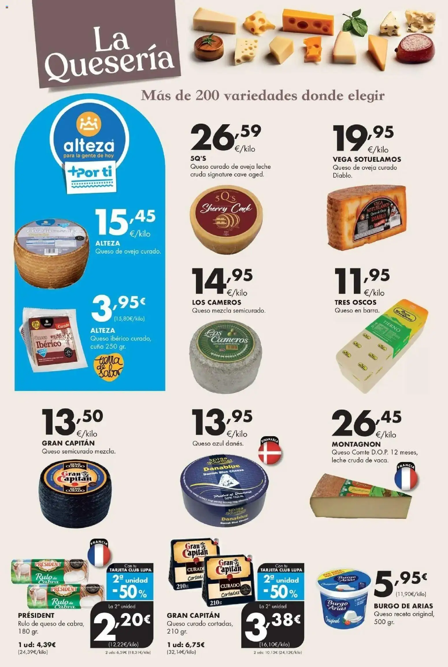 Lupa Supermercados - Tus vecinos de confianza │ válido desde el 05.03.2026 | Página: 5 | Productos: Queso de oveja, Leche, Queso, Cuna