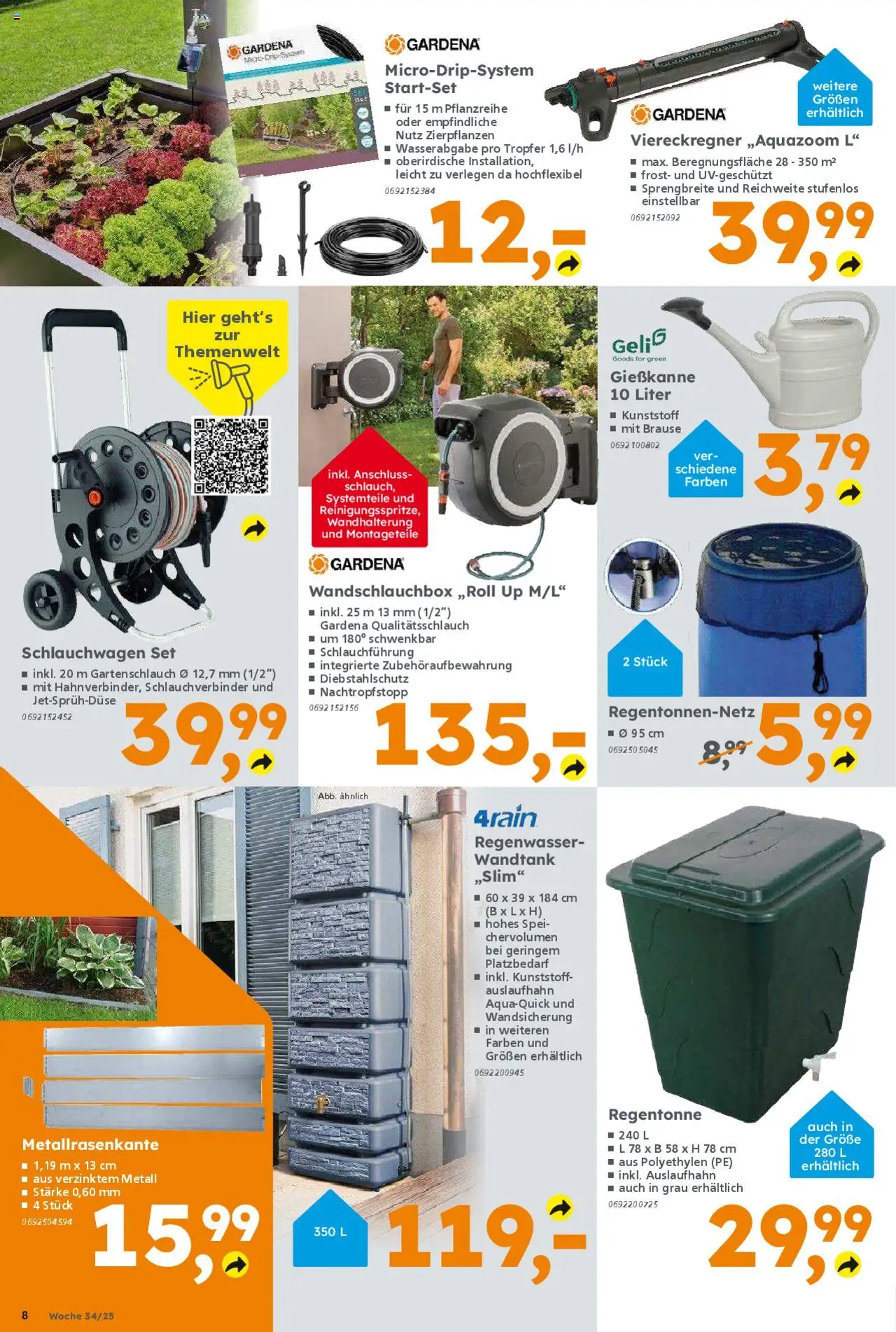 Globus Baumarkt Prospekt 	 - gültig ab dem 18.08.2025 | Seite: 8