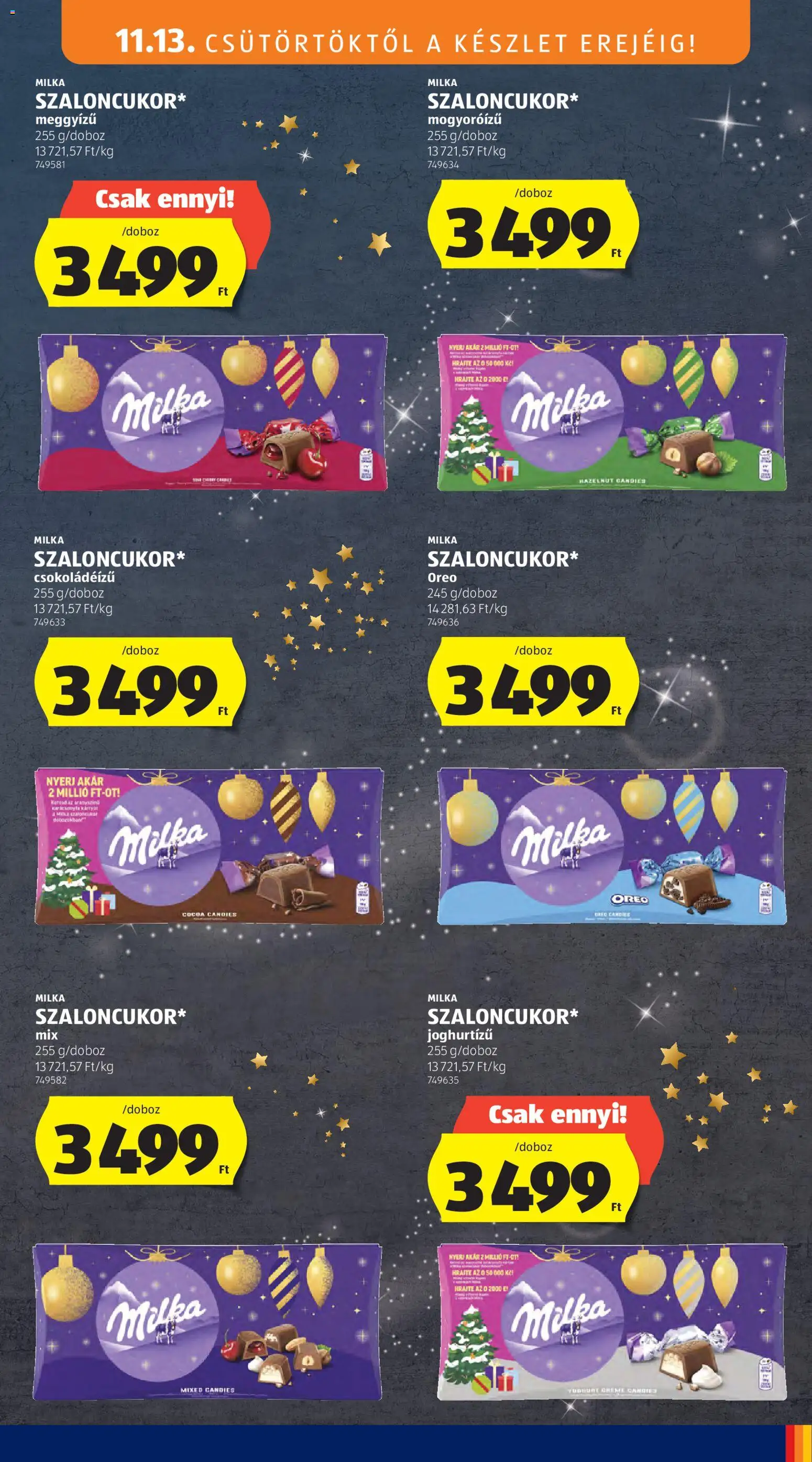 Aldi akciós ujság - amely érvényes a következő dátumtól: 13.11.2025 | Oldal: 25 | Termékek: Só