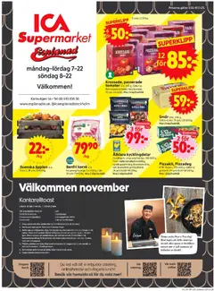ICA Supermarket - Stockholm - Förhandsvisning av reklamblad från butik ICA Supermarket aktuell från 03.11.2025