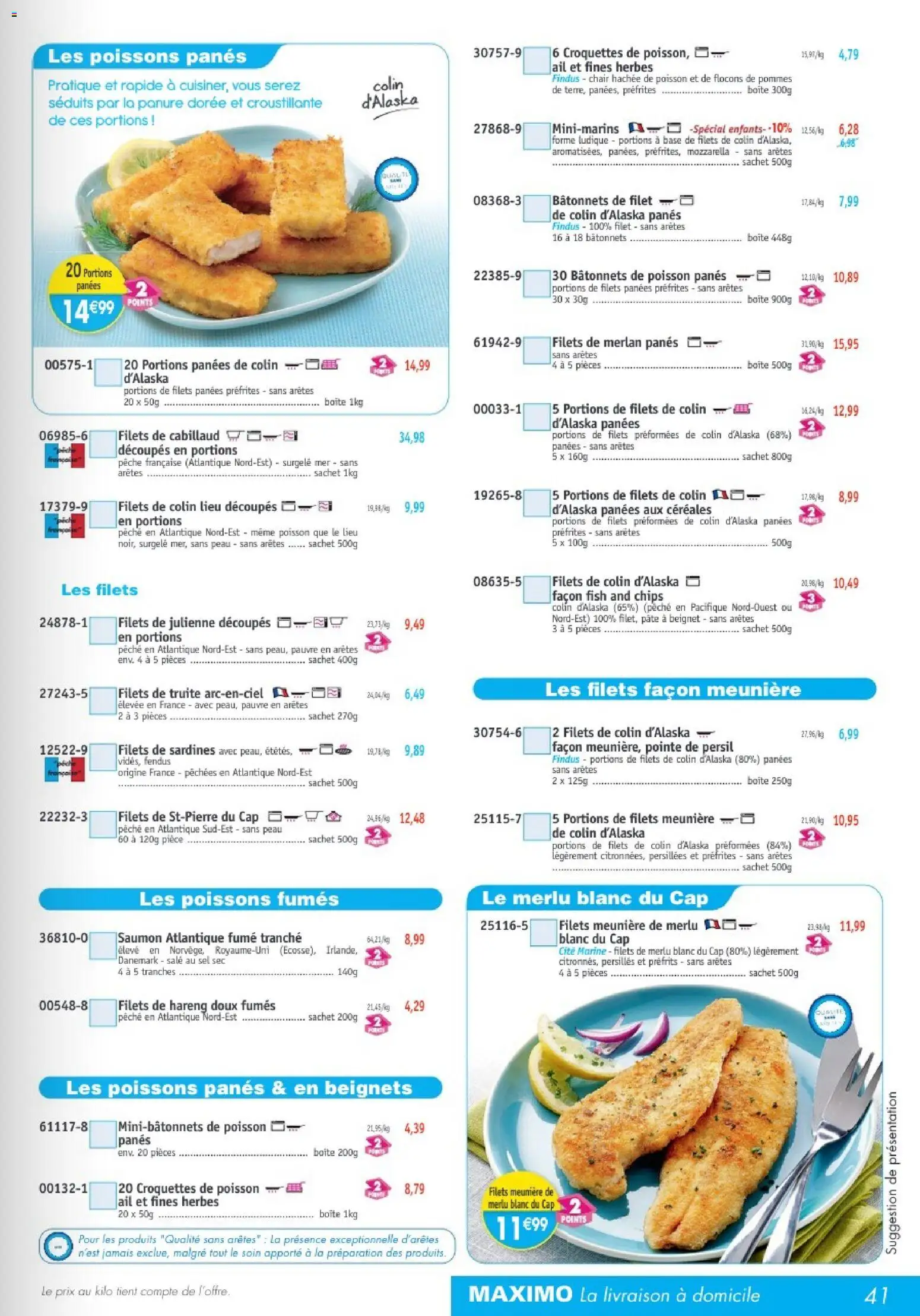 {H1} | Page: 41 | Produits: Pêche, Persil, Sel, Céréales