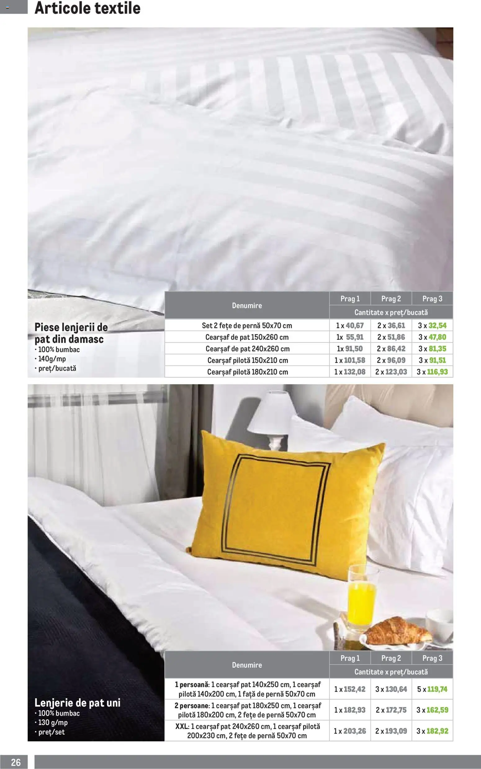 Noul catalog Metro – valabil de la 05.01.2026 | Pagină: 26 | Produse: Pat, Lenjerie de pat, Pernă, Pilotă