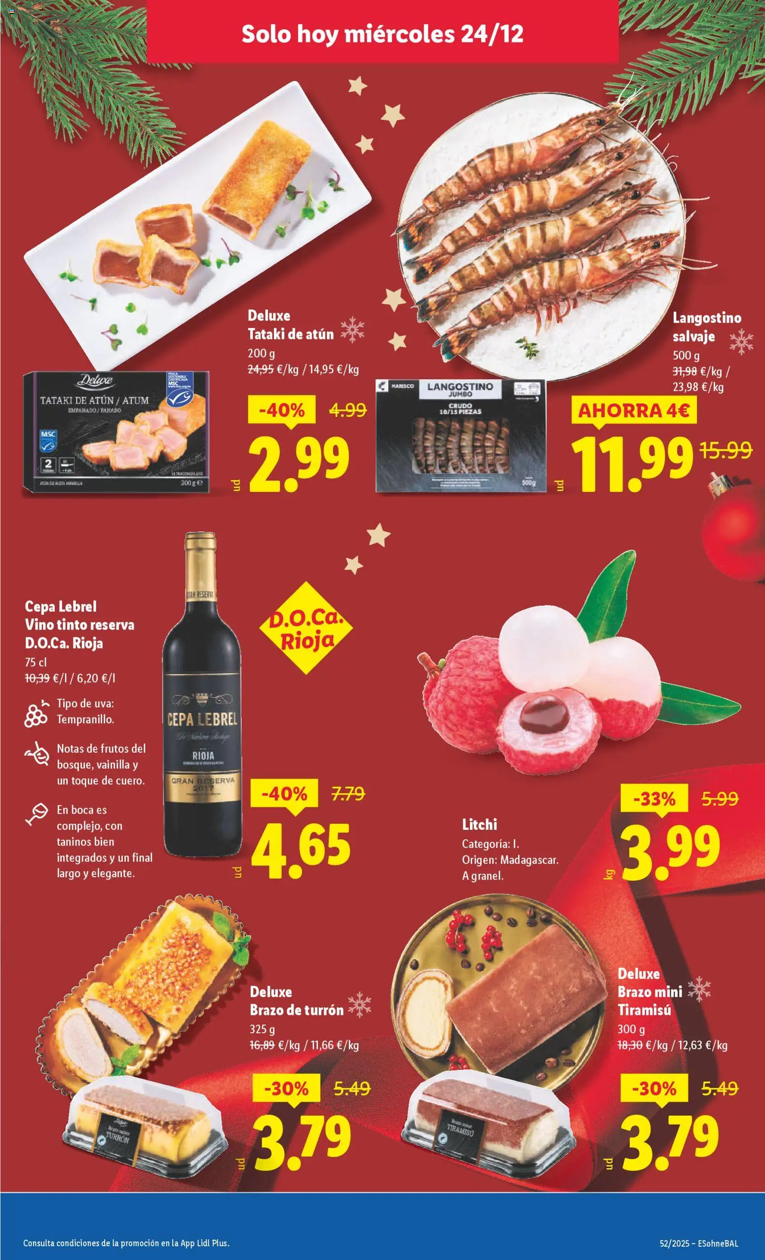 Lidl folleto │ válido desde el 22.12.2025 | Página: 39 | Productos: Vino, Langostino