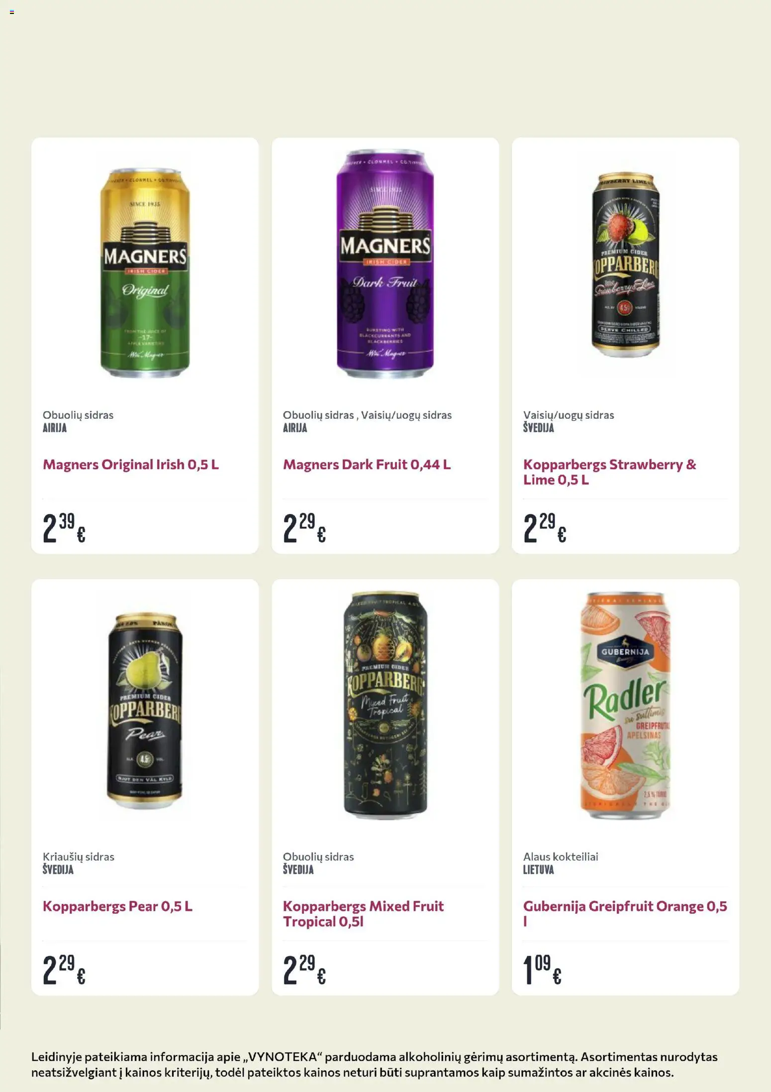 VYNOTEKA akcijos nuo 03.11.2025 | Puslapis: 25