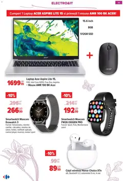 Ofertele Carrefour valabile de la 18.02.2026 | Pagină: 34 | Produse: Laptop, Monitor, Mouse, Căști