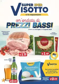 Anteprima del volantino Volantino Visotto	 valido a partire dal 30.07.2025