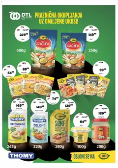 Europrom katalog  - pregled Europrom kataloga - važi od 08.04.2026 | Strana: 3 | Proizvode: Majonez, Šal, Senf, Piletina