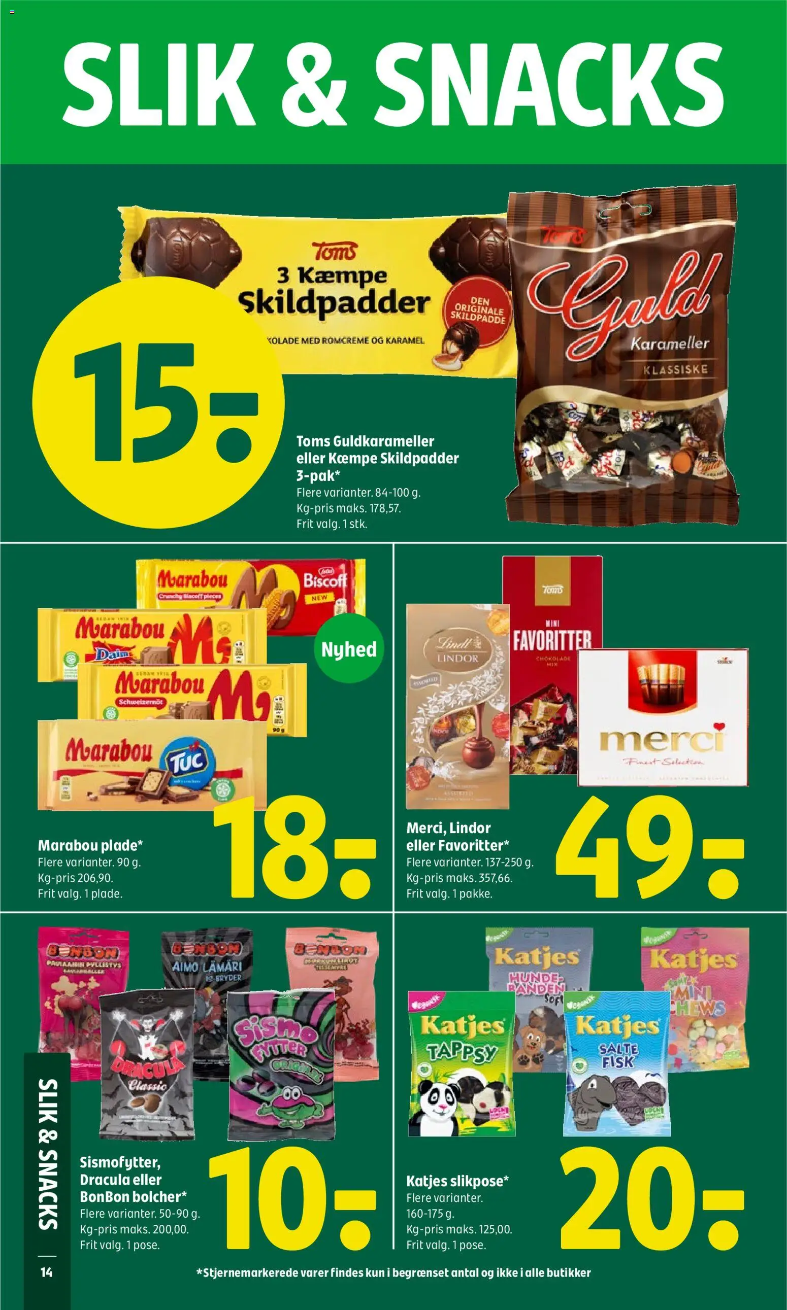 Coop 365 tilbudsavis – gyldig fra 23.04.2026 | Side: 17 | Produkter: Fisk, Slik, Is