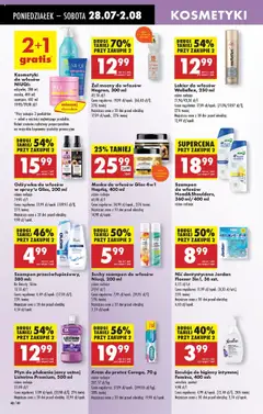 Biedronka gazetka od 28.07.2025 | Strona: 68 | Produkty: Szampon, Odżywka, Maska do włosów, Odżywka do włosów