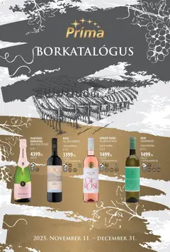CBA Príma Borkatalógus - amely érvényes a következő dátumtól: 11.11.2025