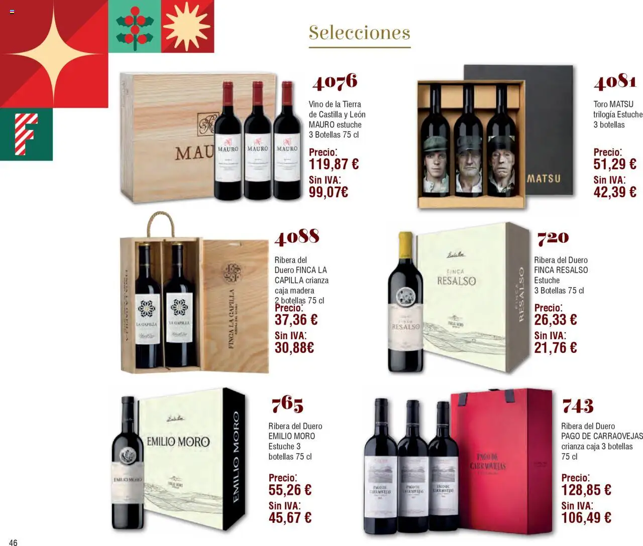 Froiz Catálogo Lotes y Cestas │ válido desde el 16.10.2025 | Página: 46 | Productos: Vino, Caja