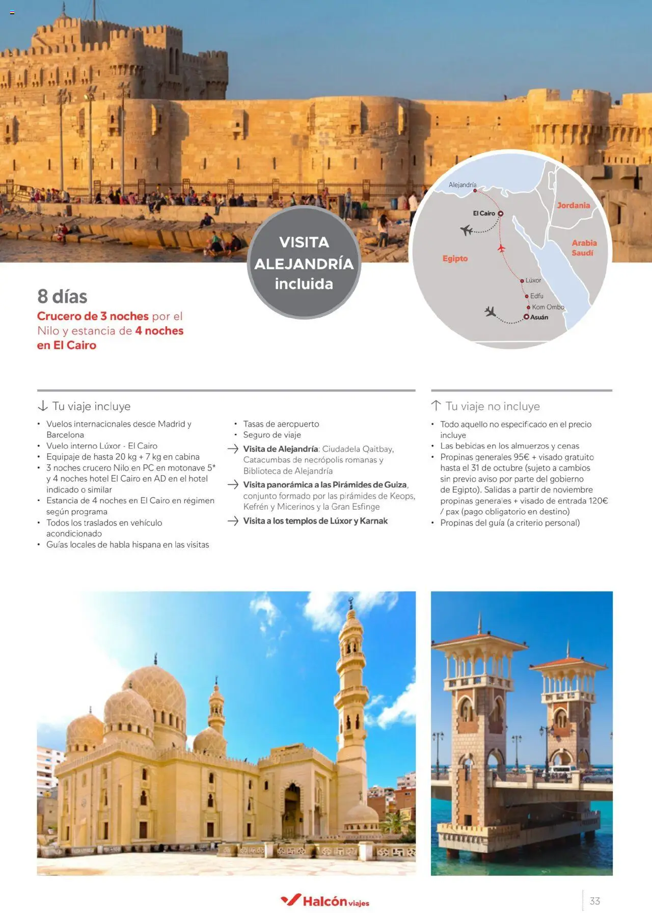 Halcón Viajes Egipto │ válido desde el 01.07.2025 | Página: 33 | Productos: PC, Biblioteca