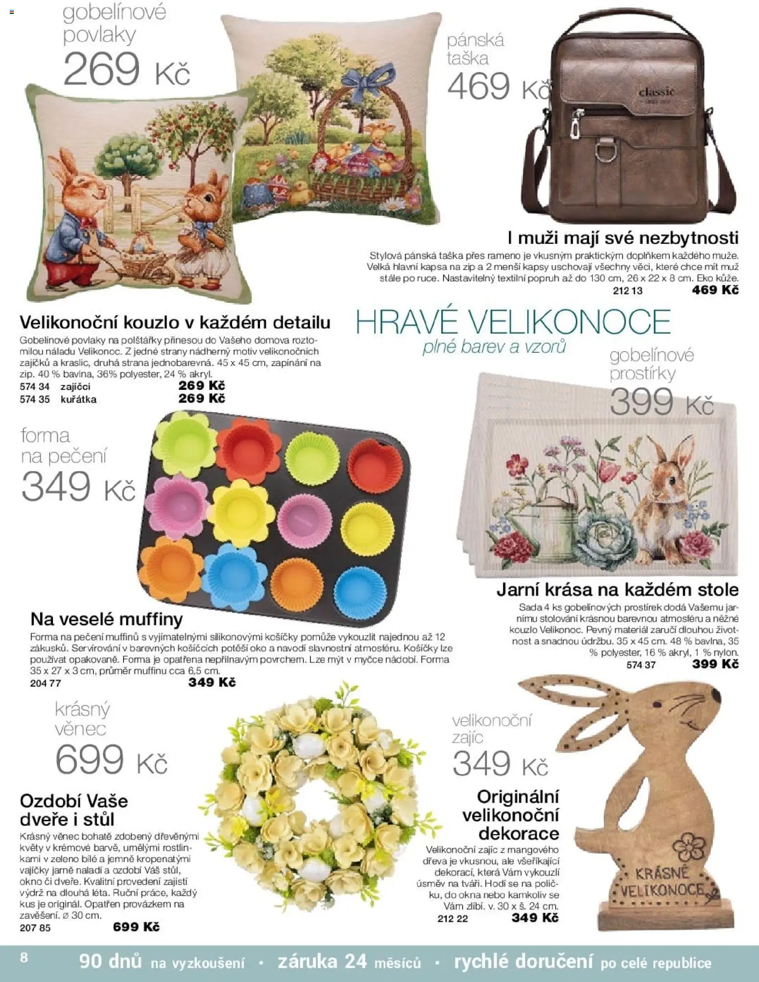 Decodoma katalog od 16.02.2026 | Strana: 8 | Produkty: Polštářky, Stůl, Jar, Dekorace