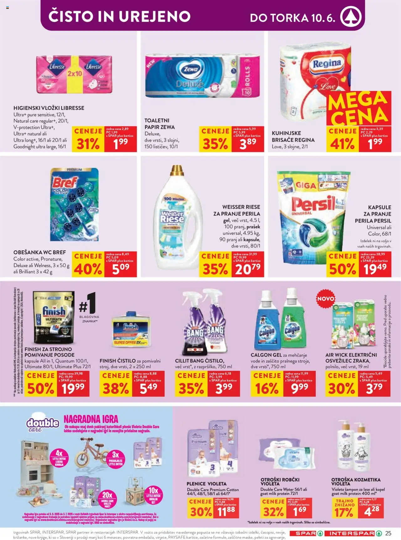 Spar katalog 23/25 │ velja od 04.06.2025 | Stran: 32 | Izdelki: Kopel, Igra, Prašek, Kuhinja